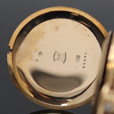 27134546e - J. ASSMANN Glashütte Herrensavonette in GG 585/000, Deutschland um 1915, glattes Geh., ...