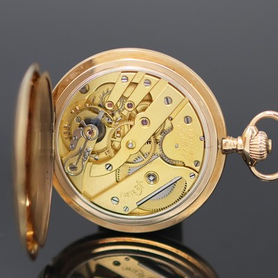27134546f - J. ASSMANN Glashütte Herrensavonette in GG 585/000, Deutschland um 1915, glattes Geh., ...