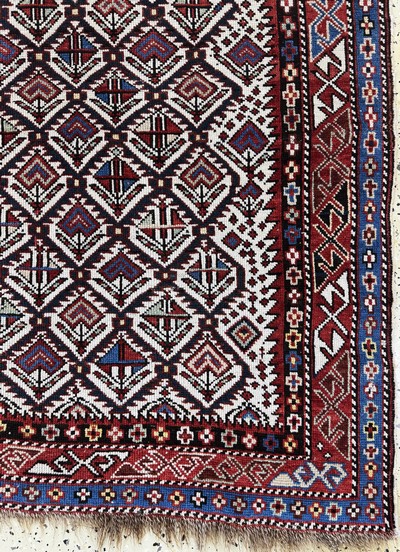 27134986b - ´Dagestan´Gebetsteppich anti, Kaukasus, 19.Jhd, Wolle auf Wolle, ca. 144 x 110 cm, EHZ: ...