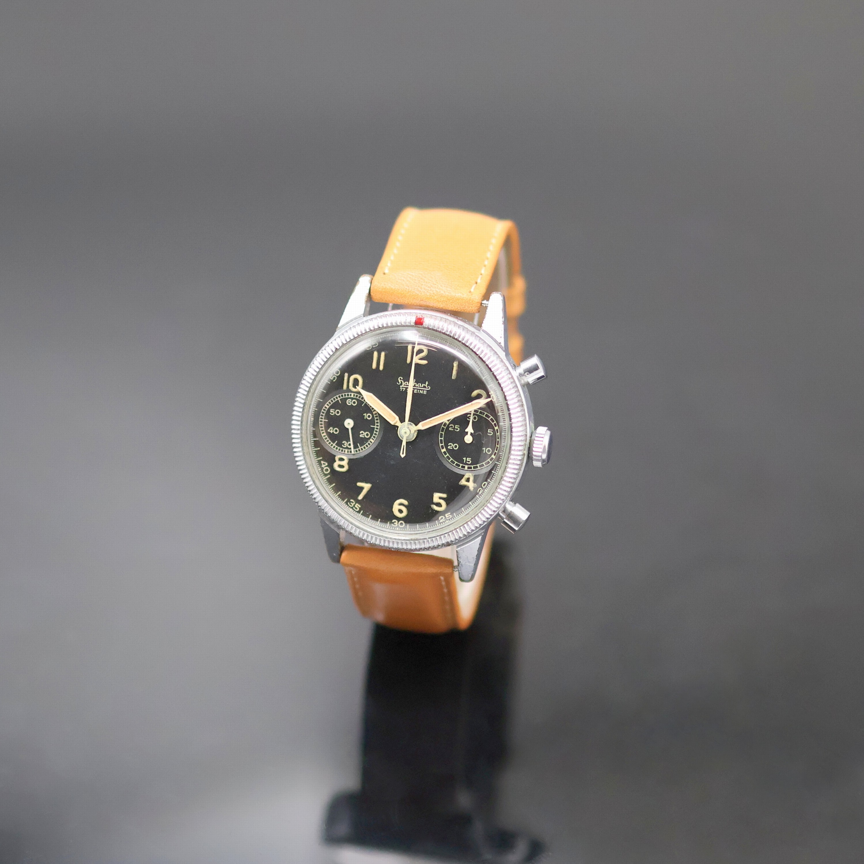 Image 27135010 - HANHART Flyback Flieger-Schaltradchronograph der Bundeswehr Type 417, Deutschland um ...
