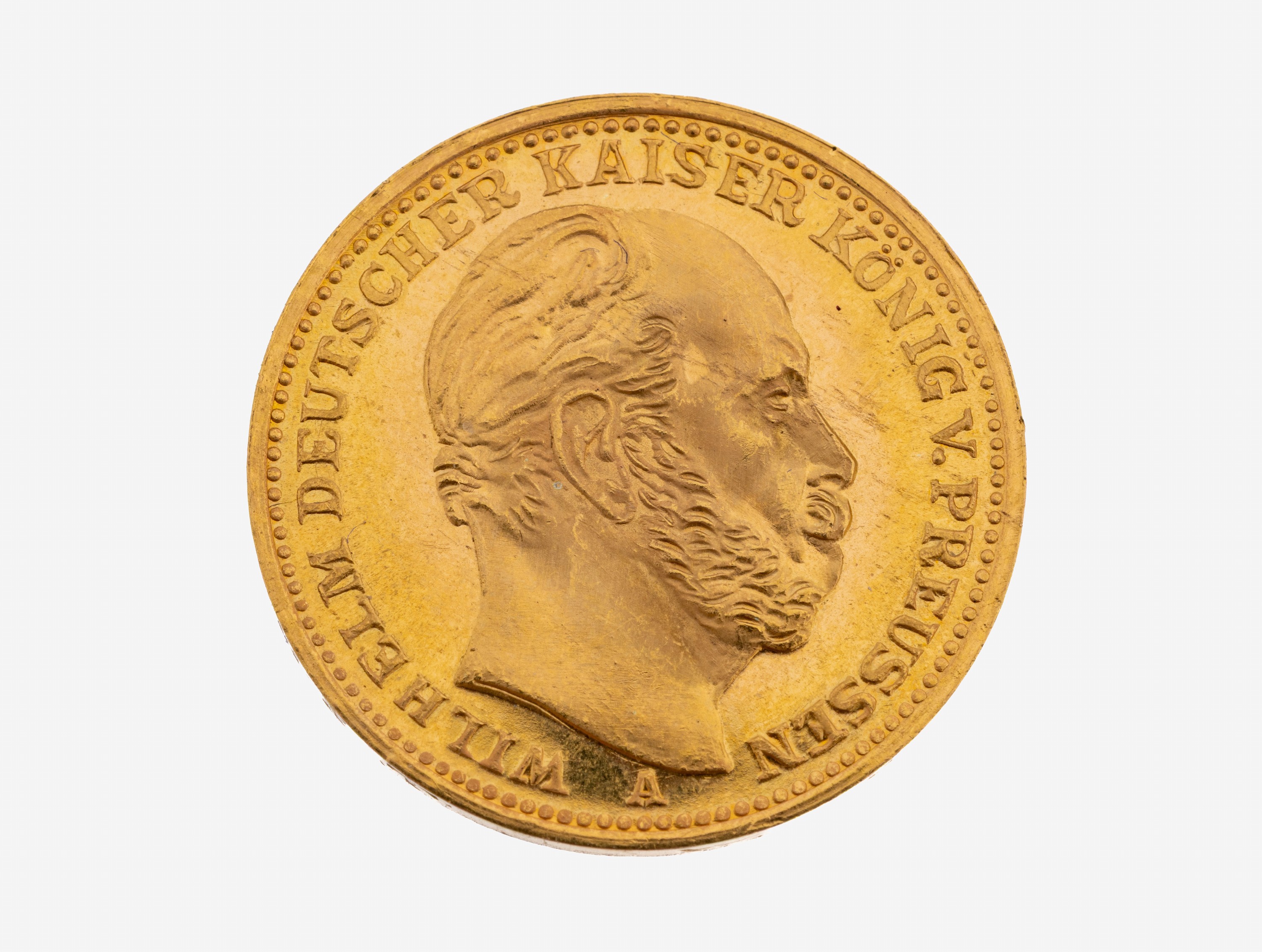 Image 27135116 - Goldmünze, 20 Mark, Deutsches Reich, 1887, Wilhelm Deutscher Kaiser König von Preußen