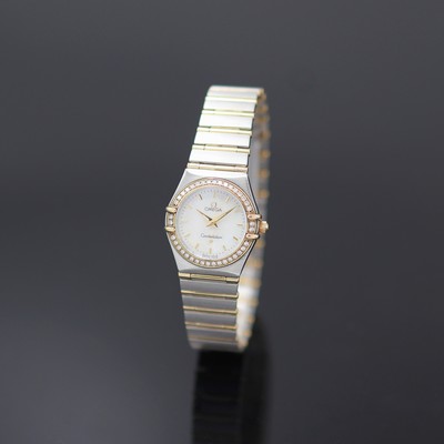 Image OMEGA Damenarmbanduhr Constellation Referenz 895,1201, quarz, Edelstahl/Gold kombiniert ...