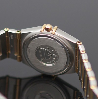 27135111e - OMEGA Damenarmbanduhr Constellation Referenz 895,1201, quarz, Edelstahl/Gold kombiniert ...