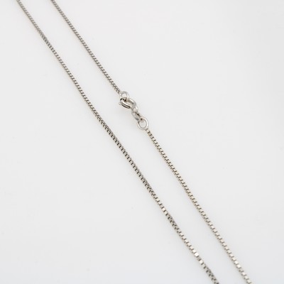 27135162a - Venezianerkette, WG 750/000, Br. 1 mm, Federringschl., L. ca. 45 cm