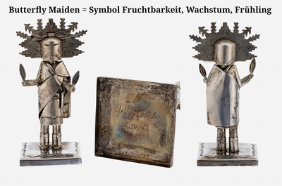 27135174c - Jeffrey Castillo (geb. 1949), Sammlung von 21 Kachina-Figuren, USA 1998, ...