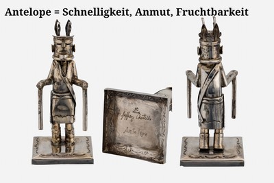27135174h - Jeffrey Castillo (geb. 1949), Sammlung von 21 Kachina-Figuren, USA 1998, ...
