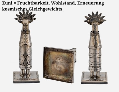 27135174i - Jeffrey Castillo (geb. 1949), Sammlung von 21 Kachina-Figuren, USA 1998, ...