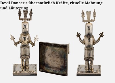 27135174j - Jeffrey Castillo (geb. 1949), Sammlung von 21 Kachina-Figuren, USA 1998, ...