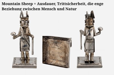 27135174l - Jeffrey Castillo (geb. 1949), Sammlung von 21 Kachina-Figuren, USA 1998, ...