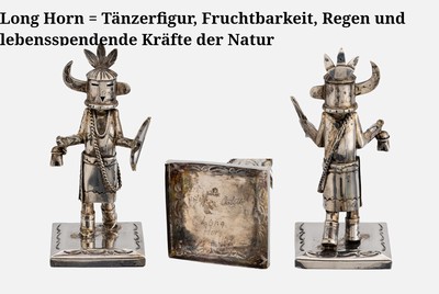 27135174q - Jeffrey Castillo (geb. 1949), Sammlung von 21 Kachina-Figuren, USA 1998, ...