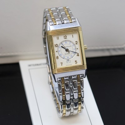 27135204b - Jaeger-LeCoultre Reverso Armbanduhr Referenz 250.5.11, quarz, um 180 Grad drehbares ...