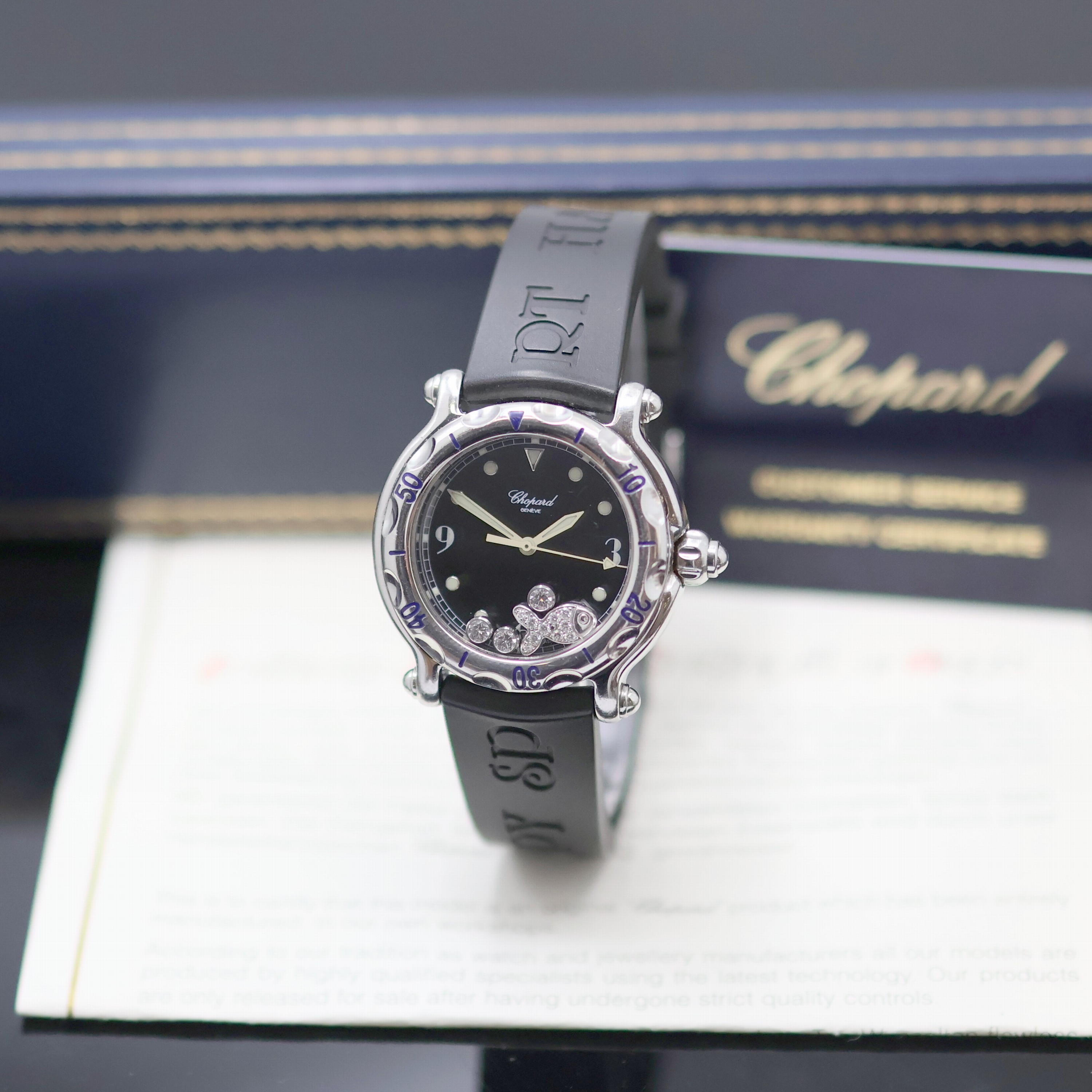Image 27135387 - CHOPARD Happy Sport Armbanduhr Referenz 28/8347, Schweiz verk. lt. beil. Zertifikat ...