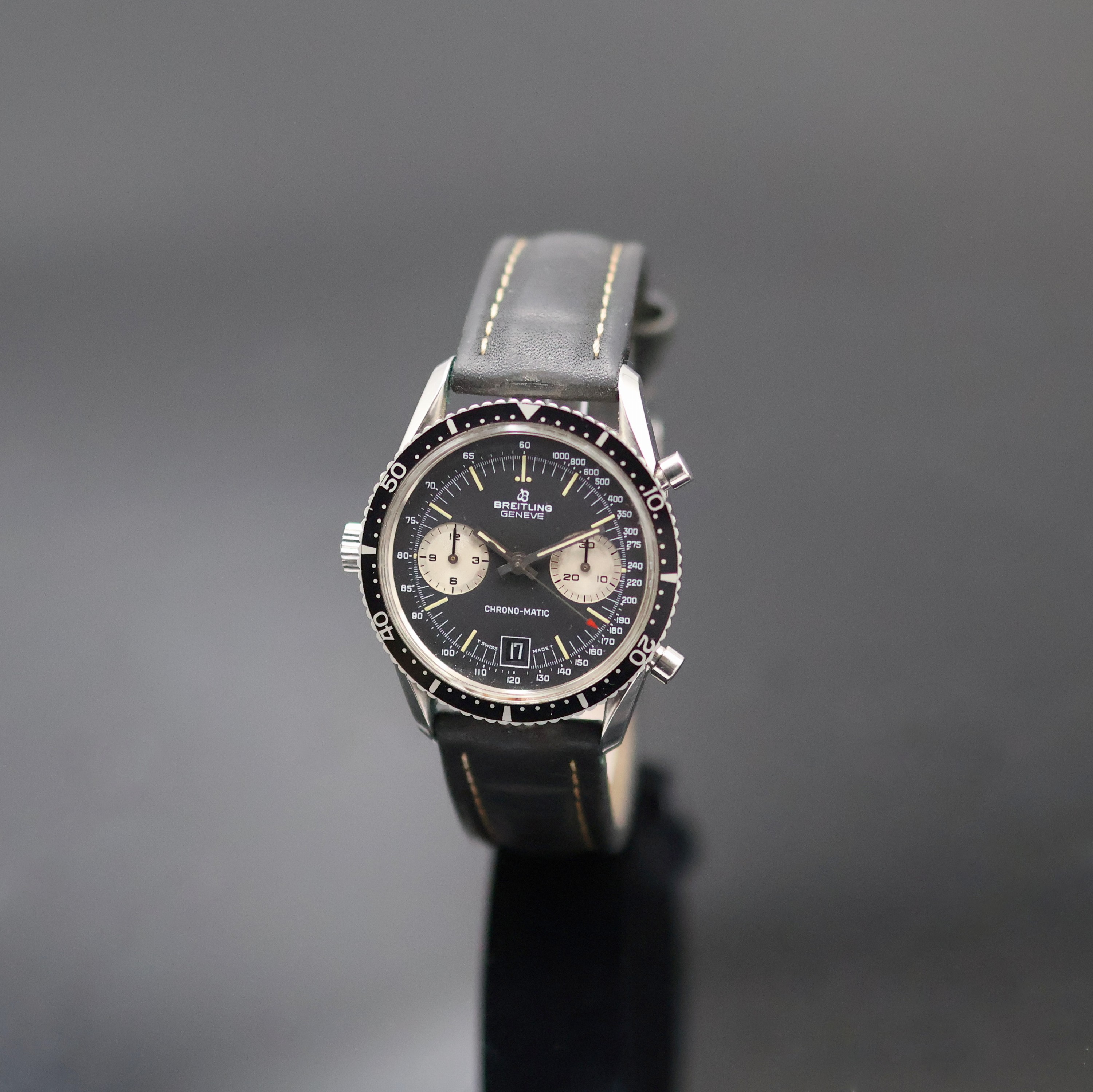 Image 27135389 - BREITLING Chrono-Matic Armbandchronograph Referenz 2130, Schweiz um 1977, Automatik, ...