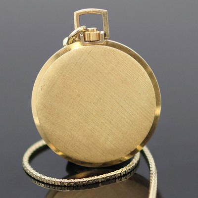 27135385b - Frackuhr bezeichnet Habmann in GG 585/000 mit GG 585/000 Kette, Schweiz um 1965, ...