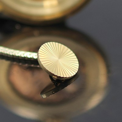 27135385d - Frackuhr bezeichnet Habmann in GG 585/000 mit GG 585/000 Kette, Schweiz um 1965, ...