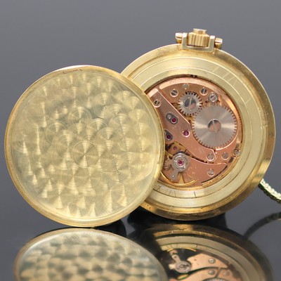 27135385e - Frackuhr bezeichnet Habmann in GG 585/000 mit GG 585/000 Kette, Schweiz um 1965, ...