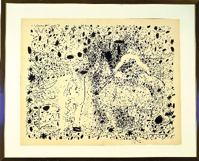 27135386k - Pablo Picasso, 1881 Málaga - 1973 Mougins, Lithographie, ´L´Ecuyere´, 1960, in der ...