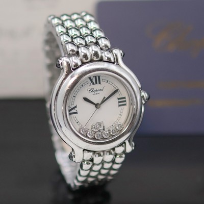 27135388b - CHOPARD Happy Sport Armbanduhr Referenz 27/8236-23, Schweiz verk. lt. beil. Zertifikat ...