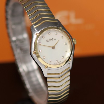 27135948c - EBEL Sport Lady ladies wristwatch reference 1256F21, quartz, stainless steel/gold ...