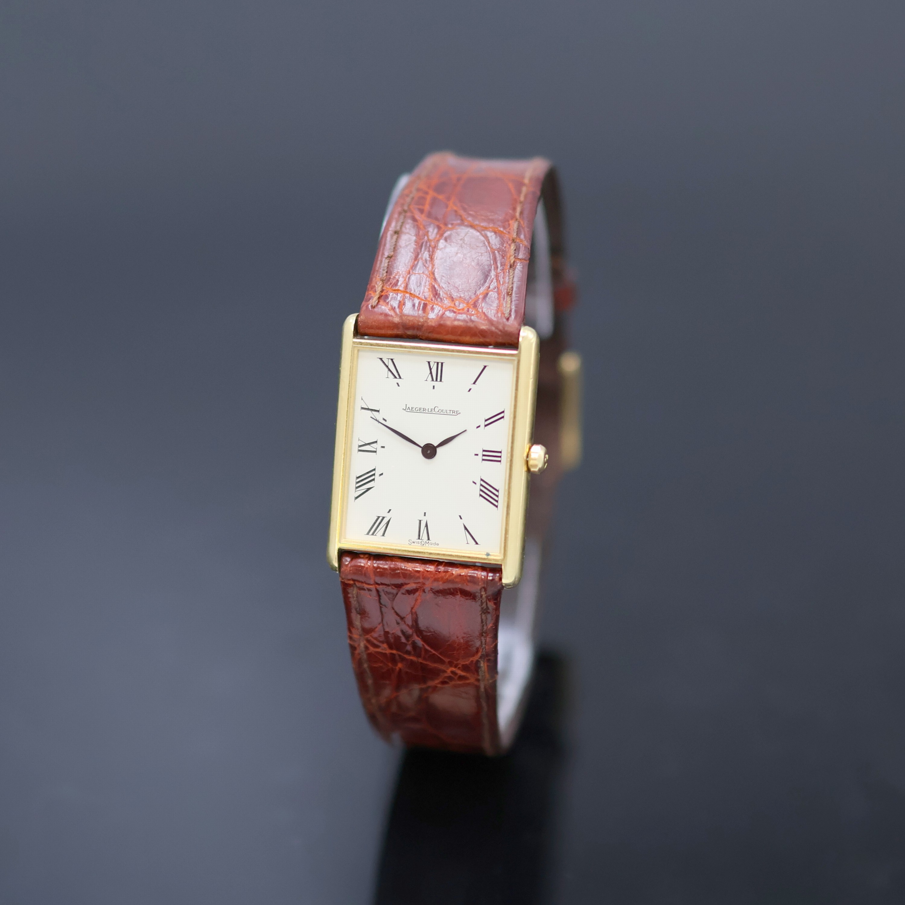 Image 27136221 - Jaeger-LeCoultre Armbanduhr in GG 750/000 Referenz 140.109.1, quarz, Schweiz um 1990, ...