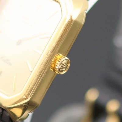27136222c - ROLEX Cellini 18k yellow gold ladies wristwatch reference 4104 1, manual winding, ...