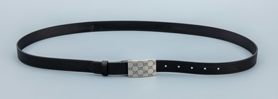 27136267a - GUCCI Gürtelschließe, Metall, rechteckige Schließe mit geprägtem sogn. ...