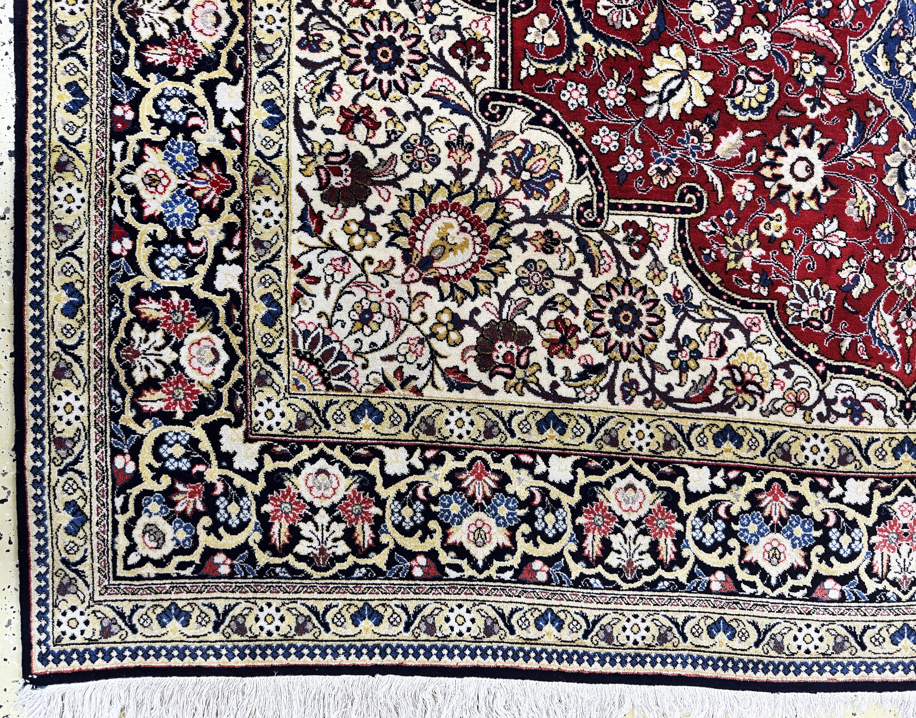 Detail b: Ghom alt, Persien, Mitte 20.Jhd, Wolle mit Seide, ca. 365 x 250 cm, EHZ: 2