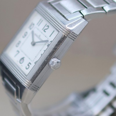 27136314c - Jaeger-LeCoultre Reverso Squadra Armbanduhr Referenz 234.8.66, Schweiz verk. lt. beil. ...