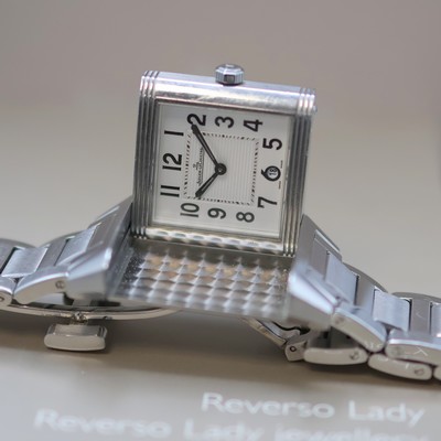 27136314f - Jaeger-LeCoultre Reverso Squadra Armbanduhr Referenz 234.8.66, Schweiz verk. lt. beil. ...