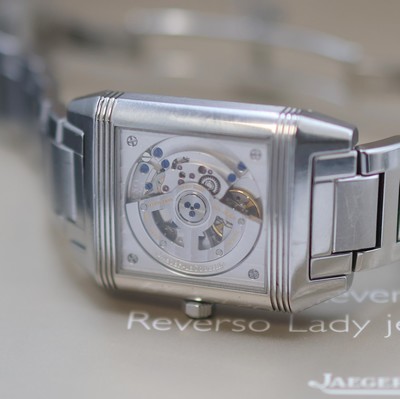 27136314h - Jaeger-LeCoultre Reverso Squadra Armbanduhr Referenz 234.8.66, Schweiz verk. lt. beil. ...