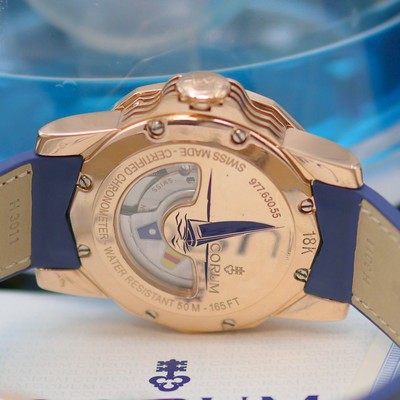 27136315f - CORUM Admiral`s Cup ´Marée´ chronometer 18k pink gold gents wristwatch reference ...