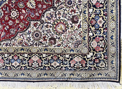27136321a - Ghom alt, Persien, Mitte 20.Jhd, Wolle mit Seide, ca. 365 x 250 cm, EHZ: 2 ...
