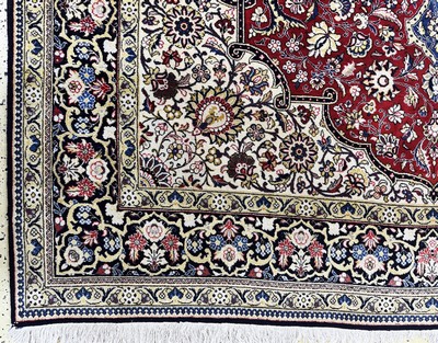 27136321b - Ghom alt, Persien, Mitte 20.Jhd, Wolle mit Seide, ca. 365 x 250 cm, EHZ: 2 ...
