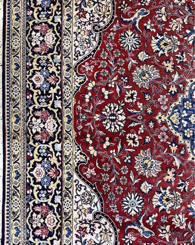 27136321c - Ghom alt, Persien, Mitte 20.Jhd, Wolle mit Seide, ca. 365 x 250 cm, EHZ: 2 ...