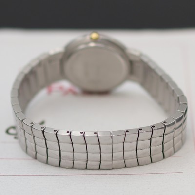 27136330d - MOVADO Damenarmbanduhr mit Brillanten, Schweiz um 1998, quarz, Edelstahl/Gold komb. ...