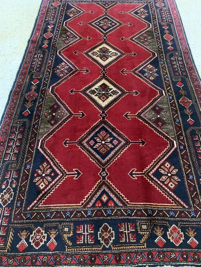 27136454g - Koliai, Persien, Ende 20.Jhd., Wolle auf Baumwolle, ca. 283 x 156 cm, EHZ: 2 ...