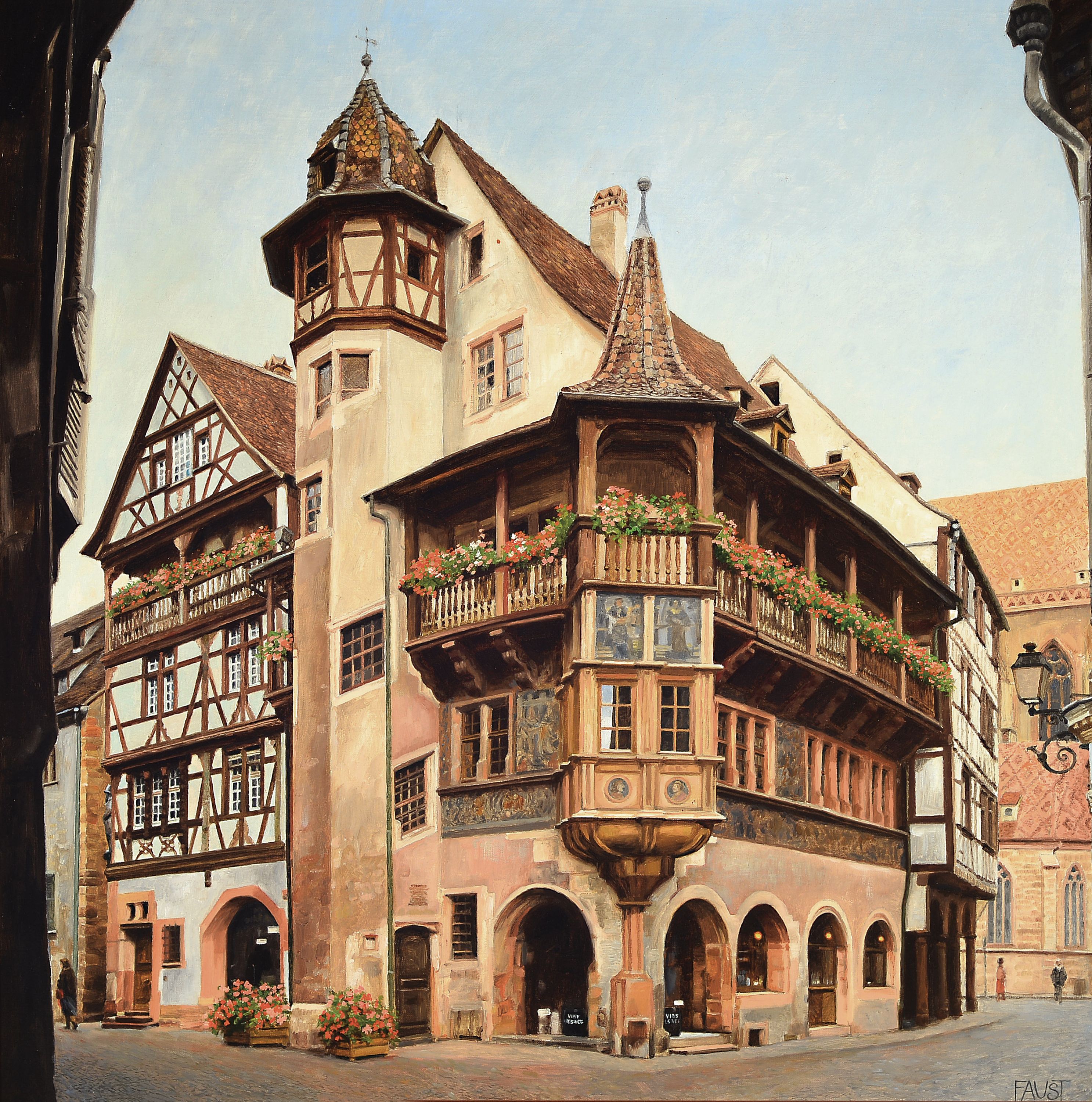 Image 27136588 - Berthold Faust, 1935 Hofheim/Taunus-2016 Kriftel, Ansicht Pfisterhaus in Colmar (1537), ...