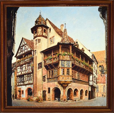 27136588k - Berthold Faust, 1935 Hofheim/Taunus-2016 Kriftel, Ansicht Pfisterhaus in Colmar (1537), ...