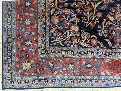 27136594b - ´Manchester´Keschan antik, Persien, signiert(Auftragsarbeit), um 1900 ...