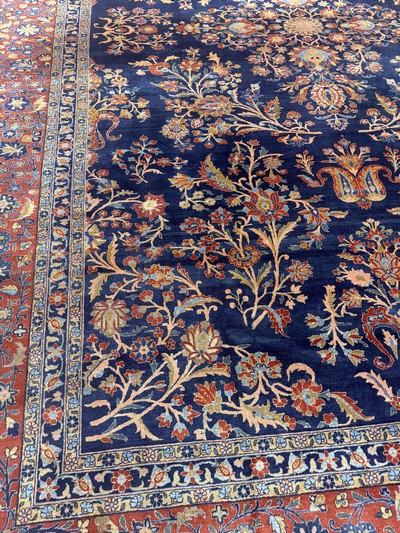 27136594m - ´Manchester´Keschan antik, Persien, signiert(Auftragsarbeit), um 1900 ...