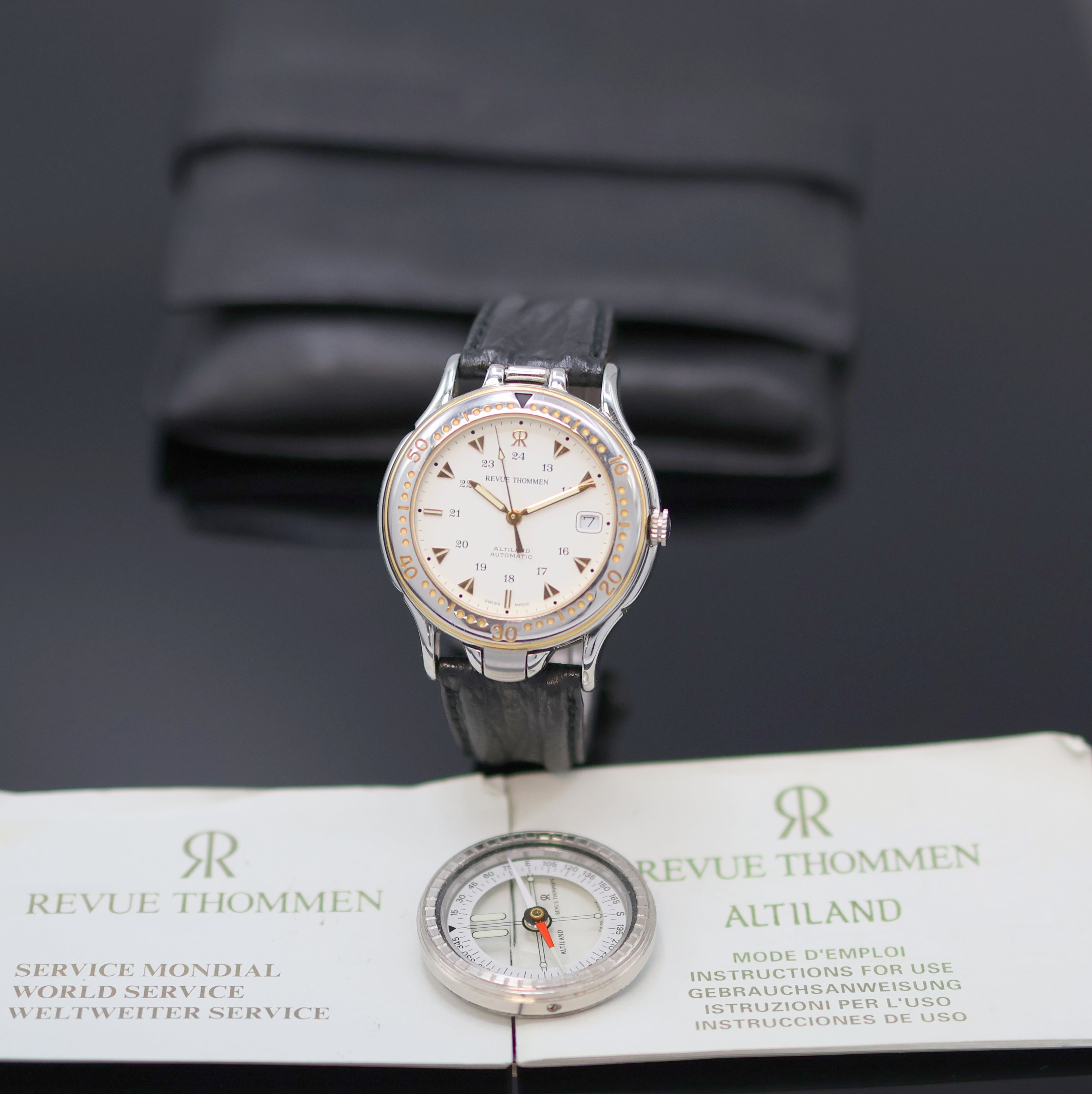 Image 27136636 - REVUE THOMMEN Herrenarmbanduhr Modell Altiland, Schweiz um 1995, Automatik, ...