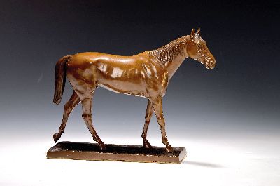 Image Harold Gebhardt (1907-1984), horse sculpture, bronze, brown patinated, unsigned, later ...
