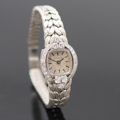 27136667b - VENDOME Damenarmbanduhr in WG 750/000 mit 28 Diamanten, Handaufzug, Schweiz um 1975, ...