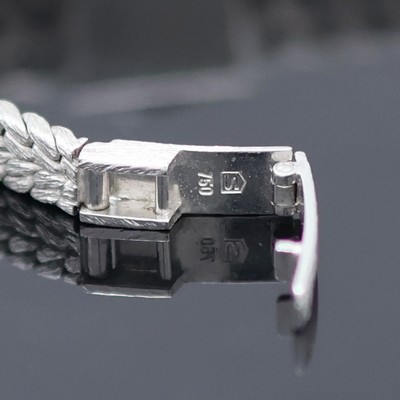 27136667d - VENDOME Damenarmbanduhr in WG 750/000 mit 28 Diamanten, Handaufzug, Schweiz um 1975, ...