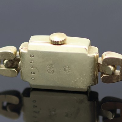 27136669d - STOWA Damenarmbanduhr in GG 585/000, Handaufzug, Deutschland / Schweiz um 1965, ...