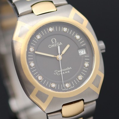 27136691c - OMEGA Herrenarmbanduhr Seamaster Polaris Referenz 3961100/3961121, quarz, ...