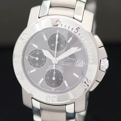 27136694a - BAUME & MERCIER Capeland Herrenchronograph Referenz 65390, Automatik, Edelstahl/Titan ...