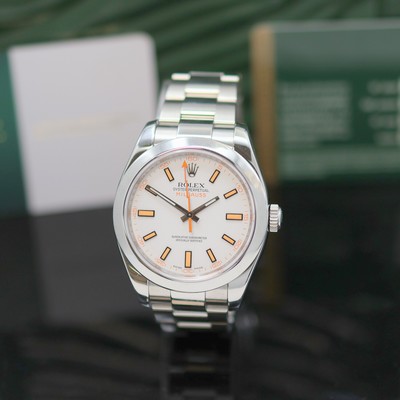 Image ROLEX Oyster Perpetual Milgauss Herrenarmbanduhr Referenz 116400, Automatik,LC 100, ...