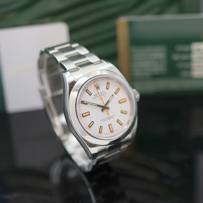 27136790b - ROLEX Oyster Perpetual Milgauss Herrenarmbanduhr Referenz 116400, Automatik,LC 100, ...