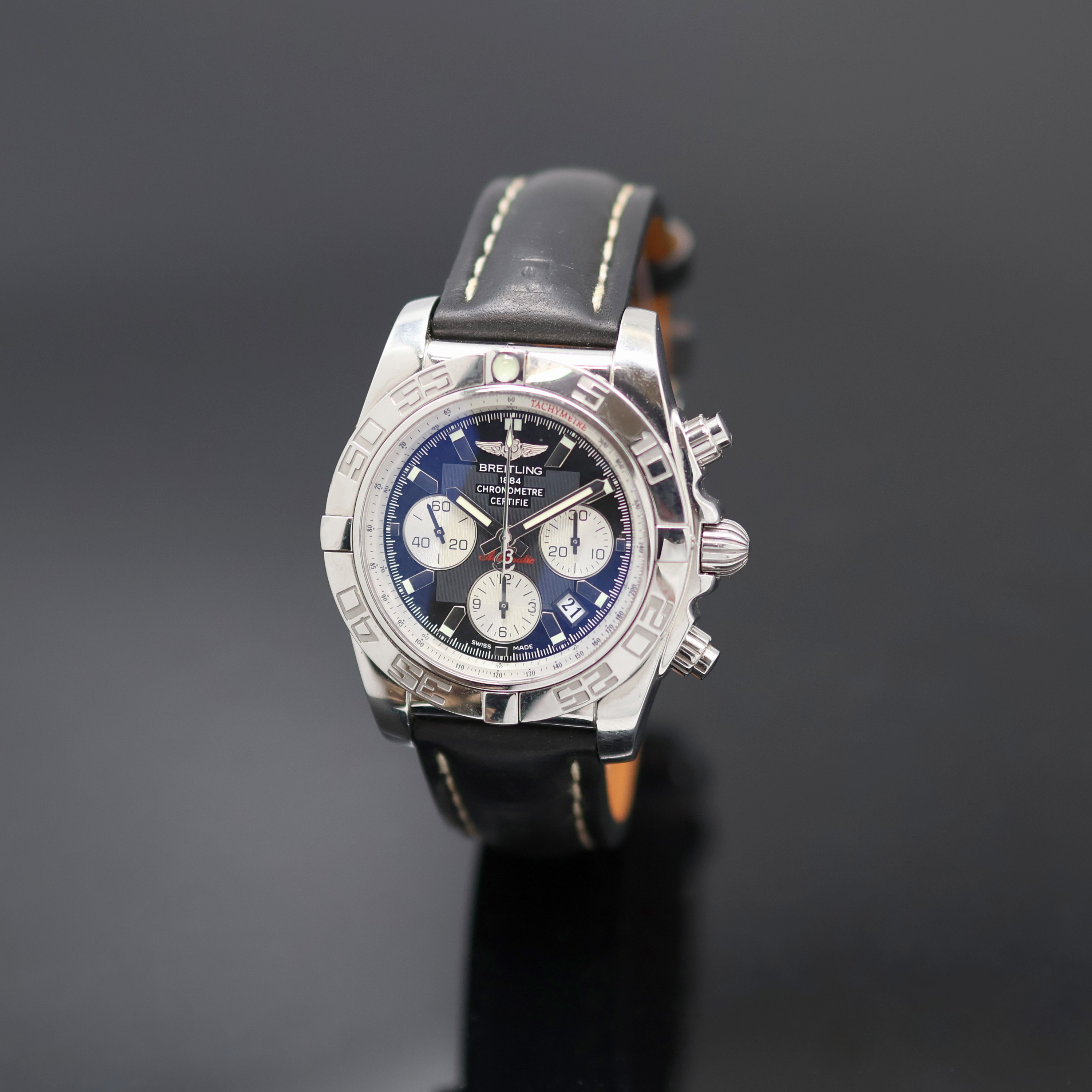 Image 27136818 - BREITLING Chronomat Armbandchronograph Referenz AB0110, Schweiz um 2010, Automatik, ...